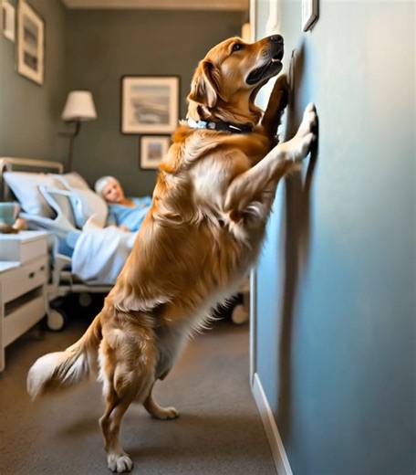 I woke up in the morning to the sound of my dog scratching the wall of my room and barking in fear: I could never have imagined what was hiding behind that wall 😱😱 I’ve been living alone for several years. My husband passed away recently, and my children have moved away and don’t visit often. My only constant companion is my dog — a golden retriever named Bonya. She’s smart, calm, and sensitive. She has never raised the alarm without a reason. We understood each other almost without speaking —