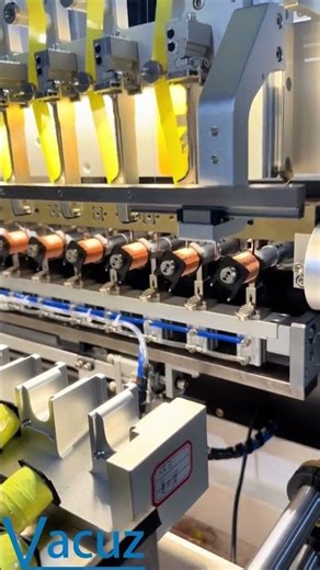 High Quality Automatic 12 Spindles Transformer Bobbin Coil Needle Winding Taping Machine Manufacture