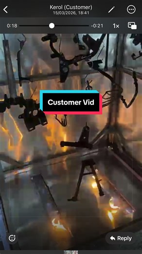 steady bang tq feedback! Terima kasih support AJW DIY Powder Coating System! #powdercoat #mesinpowdercoating #powdercoatingsystem #powdercoating #diypowdercoating