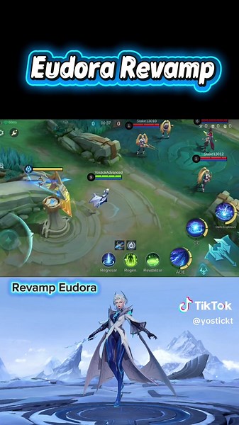 Revamp Eudora ahora tiene su barita mágica. #MLBB #MLBBFriendFest #MLBBxSpongeBob #revamp #gaming