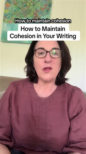Cohesion is the thread that holds your story together. It is what you want your reader to feel. Everything you write, every scene, every chapter should adhere to this so that it is cohesive. Because cohesion is your glue that makes your story evolve and keeps your audience enthralled. #wriringtips #englishteacher #writersoftiktok