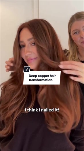 Create Stunning Deep Copper Hair Color