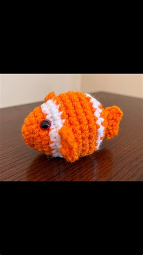 Clown fish #crochet #nemo
