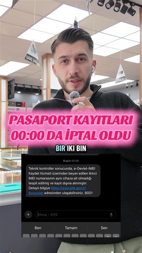 PASAPORT KAYITLARI İPTAL OLDU