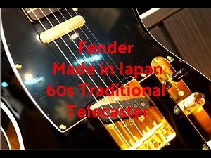 【巢開箱】Fender Made in Japan Traditional 60s Telecaster Midnight
