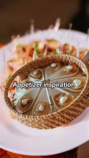 no longer doing just appetizers — we’re doing edible art ✨ Because first impressions matter… even on a plate 🤍 #weddinginspiration