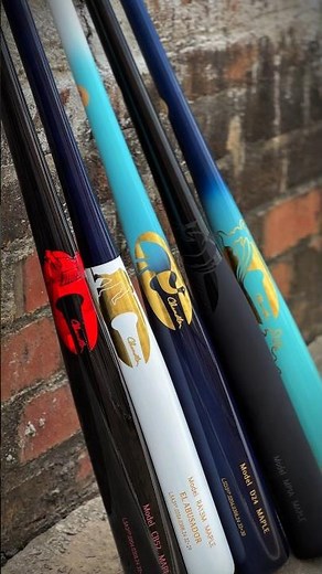 New Exclusive wood bats from Chandler like you have never seen before 😳