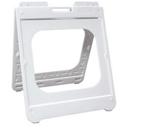 SimpoSquare™ 24" Portable Sign Stand-trafficsafetywarehouse.com