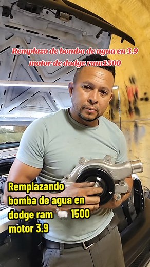 Remplazo de bomba de agua en Dodge Ram 1500