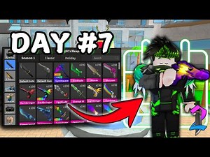 I Spent 7 DAYS Trading in MM2.. INSANE Profit in the SUMMER UPDATE! | (MM2 Trading Challenge)