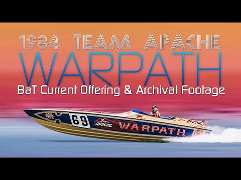 Warpath in 4K - Team Apache's Offshore Racing Boat World Champion - for Bring a Trailer - UHD Drone