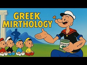 Popeye Greek Mirthology (1954) | Popeye’s Spinach-Powered Hercules Tale 🌿🏛️