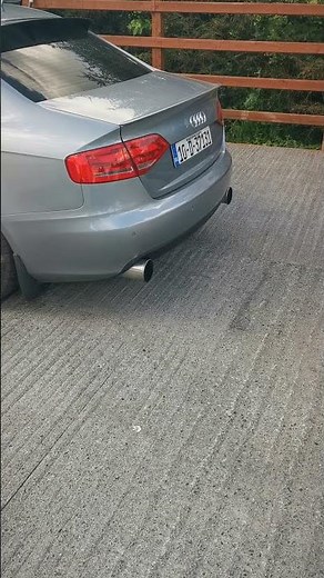 2010 audi a4 2.0 tdi full straight pipe into twin tips
