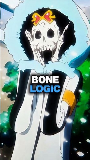How does brook even poop? #onepiece