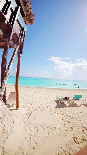 POV: You are a few steps from the beach 🏝️ 🙌 #travel #cancun #clubsolaris