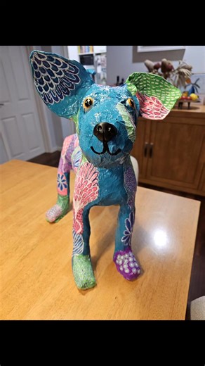 46K views · 537 reactions | Meet Hayley!! She's the latest of my little puppy crew! She is joining her new best friends, Deb and Joan. Hayley has been inspired by another of my favourite Australian contemporary abstract artists, Hayley Mischief Lord - HML ART She joins Deb, inspired by @deb.mcnaughton and Joan, inspired by @joanblond. Can't wait to introduce her to them this week. I'm sure they'll get along great!! 勺 | Art Teacher Life | Facebook