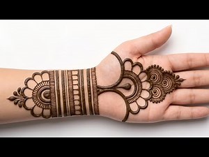 Easy stylish mehndi design | front hand mehndi simple | new mehndi design | mehndi | mehandi design