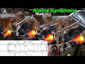 Trombone Excerpt: Alpine Symphony - Sheet Music