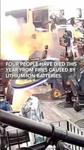 Zero to 100. That's how quickly lithium-ion batteries can explode, igniting fast, deadly fires.