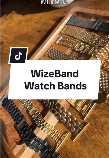 Obsessed with all of these watch bands from @WizeBand ✨⌚️ I love switching my bands to go with my mood & style & these are ALL GORGEOUS ! & they also have a cute bracelet to go with them ! All linked above 🛒 #wizeband #watchbands #jewelry #fashion #fashiontiktok