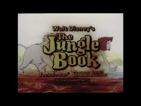 The Jungle Book 1967 30 sec TV Spot Trailer in High Definition 16mm Phil Harris Sebastian Cabot
