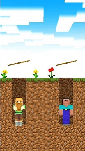 Minecraft Knowledge vs Angry / Alex vs Noob - minecraft animation #shorts