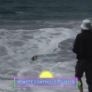 RC Surfer vs. Large Shorebreak Waves! | Blair Conklin