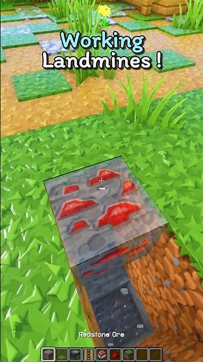 Minecraft Landmines 🤓 | Tutorial #minecraft