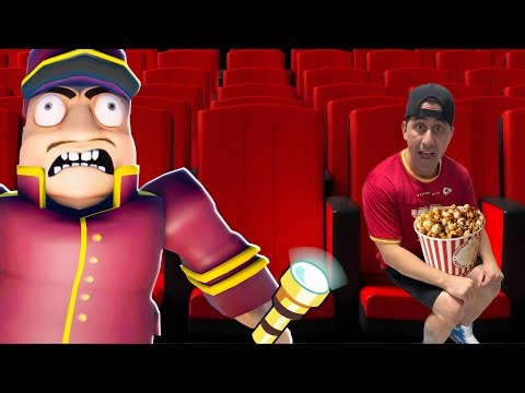 This Roblox movie theater is haunted.