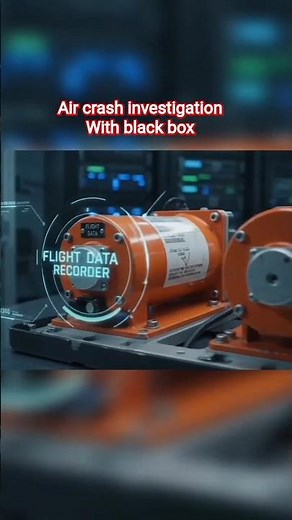 Use of black box after the air crash for investigation explained.. #aviation #blackbox #explained