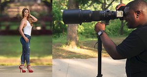 Here's What You Get When You Shoot Portraits With a 500mm Lens
