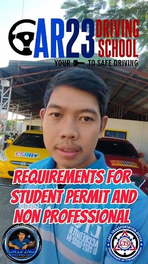 550K views · 12K reactions | Requirements for Student permit and Non Professional #studentpermit #nonprofessional #drivinginstructor #driverslicense #renewal | BONI TV | Facebook