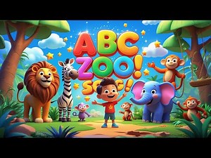 🎵 ABC Zoo Song – Learn Alphabets with Animals! 🐘🦁🐧 | Nursery Rhymes For Kids
