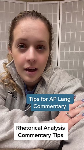 Improving AP Lang Rhetorical Analysis Commentary