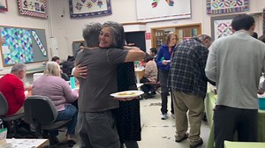 Thank you Teresa for setting up the potluck for Orion's Birthday!!! It was sew yummy!!! Also, thank you to everyone for coming and for bringing your dishes too! | Quilt in a Day and Eleanor Burns