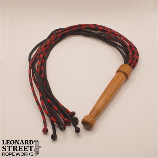 18" Cat O’ Nine Tails Flogger With Jatoba Handle Flogger, Whip for BDSM, Kink & Sensory Play Bondage Gear. - Etsy