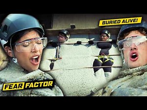 BURIED ALIVE in CEMENT!? 😱😵🗿 | Fear Factor: House of Fear