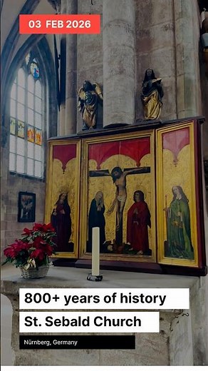 St. Sebald, Nürnberg 🕰️ 800+ years of history #nürnberg #nuremberg #bavaria #germany