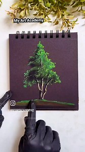 15K views · 284 reactions | Easy TREE DRAWING Tricks ✨️ #art #drawing #artist #viral #trending #Christmas #facebookviral #3d #myartacademy #facebookreelsviral @topfans Facebook Facebook for Creators | My Art Academy | Facebook