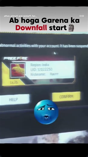 ristar uid Ban #garina_free_fire