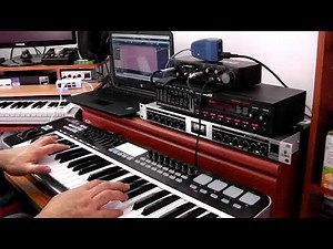 Samson Graphite49 M-Audio Accent Module M-Audio MTrack 2 Edirol UM1s Behringer MIC2200 Superteclados