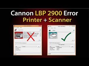 100% Fix! || Canon LBP 2900 Printer || Printer Service Error Code: E197 0000