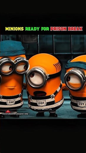 Can Minions Break Out of Jail? 🚨🔥| Despicable Me 2 edits #shorts #edit #minions