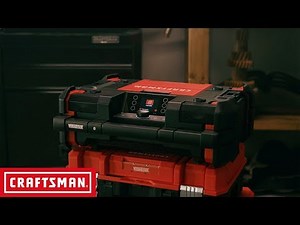 CRAFTSMAN VERSASTACK™ Bluetooth Radio and Battery Charger (CMST17510)| Tool Overview