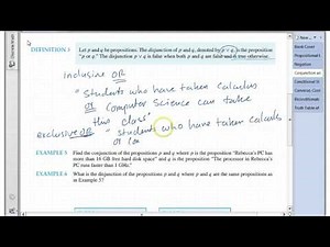 ICS 253 - Discrete Structures Section 1.1 (HD)