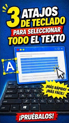How to select all text using commands in Windows 10 and 11?