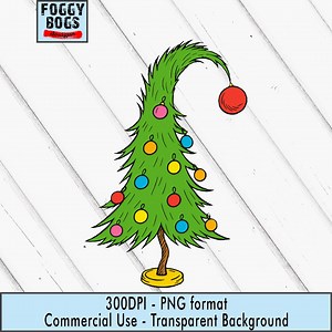 Grinch Christmas Tree PNG | Christmas Graphic | Transparent PNG Digital Download for Shirts - Etsy