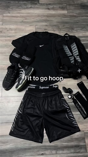 Fit to Go Hoop Outfit Ideas: Nike Compression, KD18s & Supreme Socks