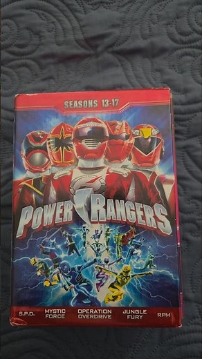 My Power Rangers DVD collection pt. 4