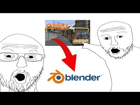 How to import Omsi 2 model into Blender 2024